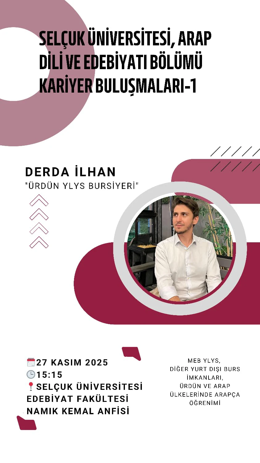 Arap Dili ve Edebiyatı Bölümü Kariyer Buluşmaları-I