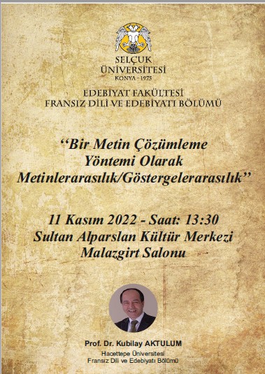 11 KASIM 2022 TARİHİNDE GERÇEKLEŞTİRİLEN KONFERANS