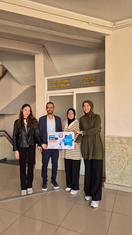 Bölümümüz öğretim üyesi Dr. Öğr. Üy. Muhammed Şükrü AYDIN ve lisans öğrencilerimiz geliştirdikleri proje ile ödül kazandılar.
