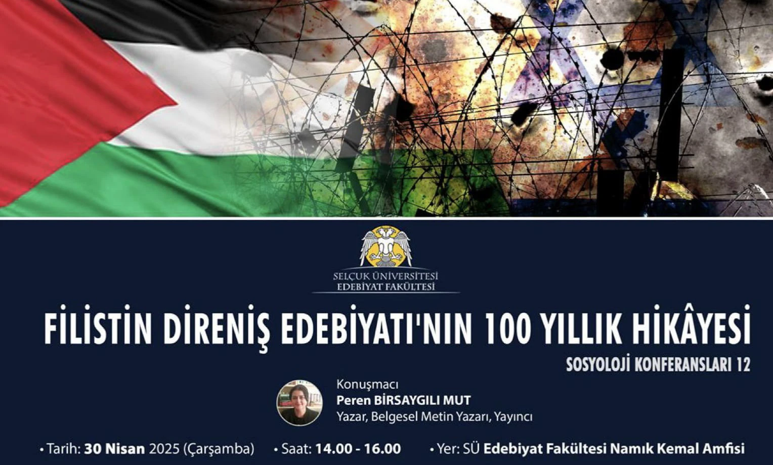 Filistin Direniş Edebiyatının 100 Yıllık Hikayesi Konferans