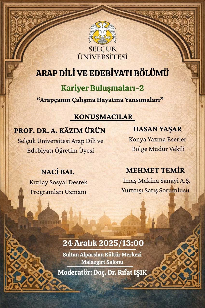 Arap Dili ve Edebiyatı Bölümü Kariyer Buluşmaları-2