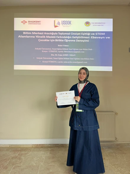 Eğitim Fakültesi Sınıf Öğretmenliği Bölümü Öğrencileri, IV. Ulusal Sınıf Öğretmenliği Öğrenci Kongresinde (USOOK2025) Bildirilerini Başarıyla Sundular