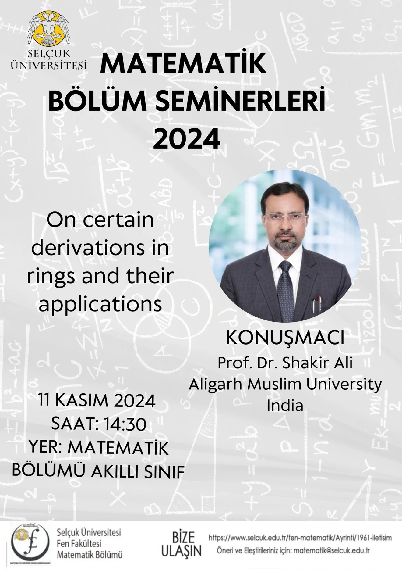 Matematik Bölümü Semineri