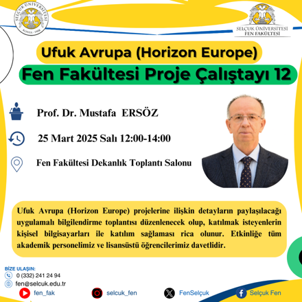 Fen Fakültesi Proje Çalıştayı 12