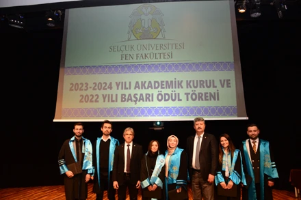 Selçuk Üniversitesi Fen Fakültesinde ‘Akademik Kurul ve Başarı Ödül Töreni’