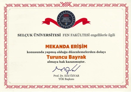 Fakültemizin Engelsiz-Erişilebilir Bayrakları