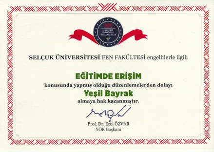 Fakültemizin Engelsiz-Erişilebilir Bayrakları