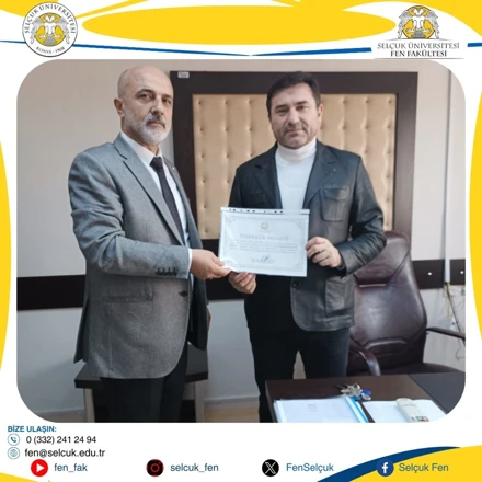 Bölüm Başkanlarına Teşekkür Ziyareti