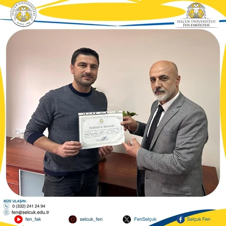 Bölüm Başkanlarına Teşekkür Ziyareti