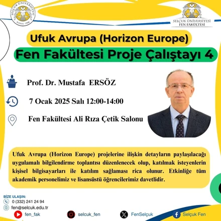 Fen Fakültesi Proje Çalıştayı 4