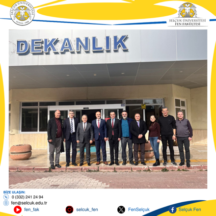 Mersin Üniversitesi Rektöründen Fakültemize Ziyaret