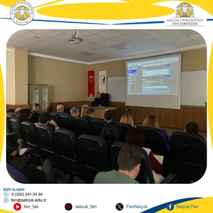 Fakültemizde "Akademik Çalışmalarda Yapay Zeka Kullanımı" Etkinliği Gerçekleştirildi