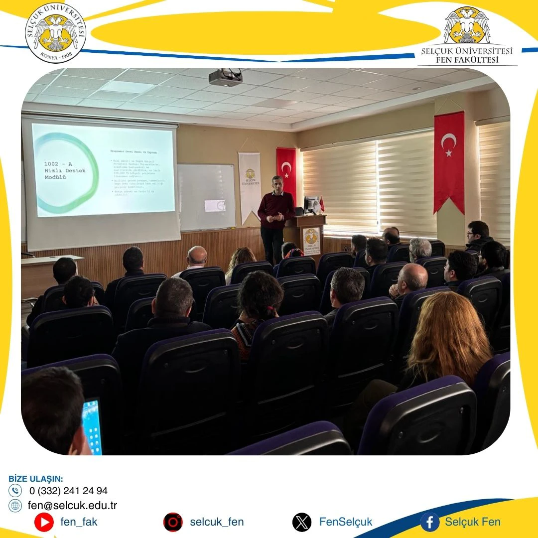 TÜBİTAK 1002, 3501 ve 1001 Projeleri Bilgilendirme Toplantısı