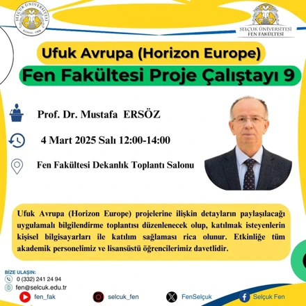 Fen Fakültesi Proje Çalıştayı 9