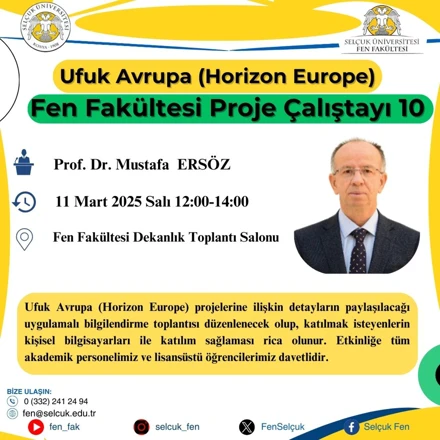 Fen Fakültesi Proje Çalıştayı 10