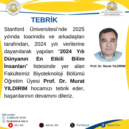 Fakültemizden Dünya Çapında Büyük Başarı