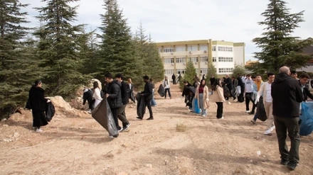 Fakültemiz öğrencileri temiz çevre için el ele verdi