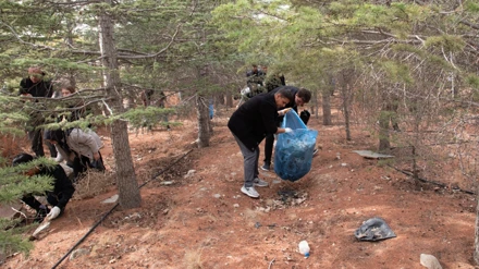 Fakültemiz öğrencileri temiz çevre için el ele verdi