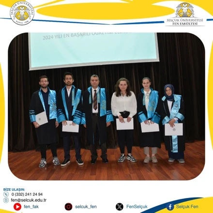Selçuk Üniversitesi Fen Fakültesi 2025-2026 Eğitim Öğretim Yılı Akademik Kurul Toplantısı ve 2024 Yılı Başarı Ödül Töreni