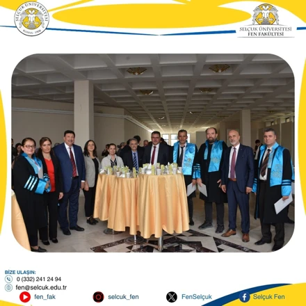 Selçuk Üniversitesi Fen Fakültesi 2025-2026 Eğitim Öğretim Yılı Akademik Kurul Toplantısı ve 2024 Yılı Başarı Ödül Töreni