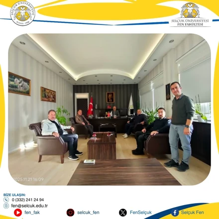 Konya Eski Milletvekili Sayın Servet TURGUT'dan Fakültemize Ziyaret