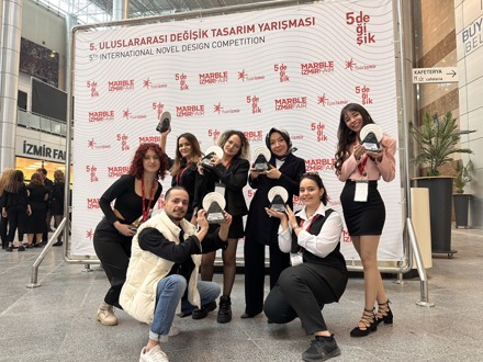 5.Uluslararası Değişik Doğal Taş Tasarım Yarışması'ndan 7 ödül