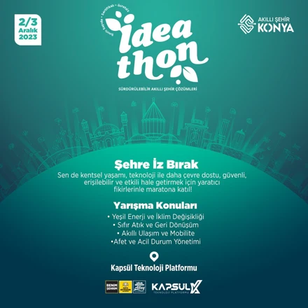 İdeathon – Sürdürülebilir Akıllı Şehir Çözümleri Yarışmasından birincilik ödülü!