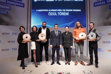 11. Doğal Taş Tasarım Yarışması'ndan ödül