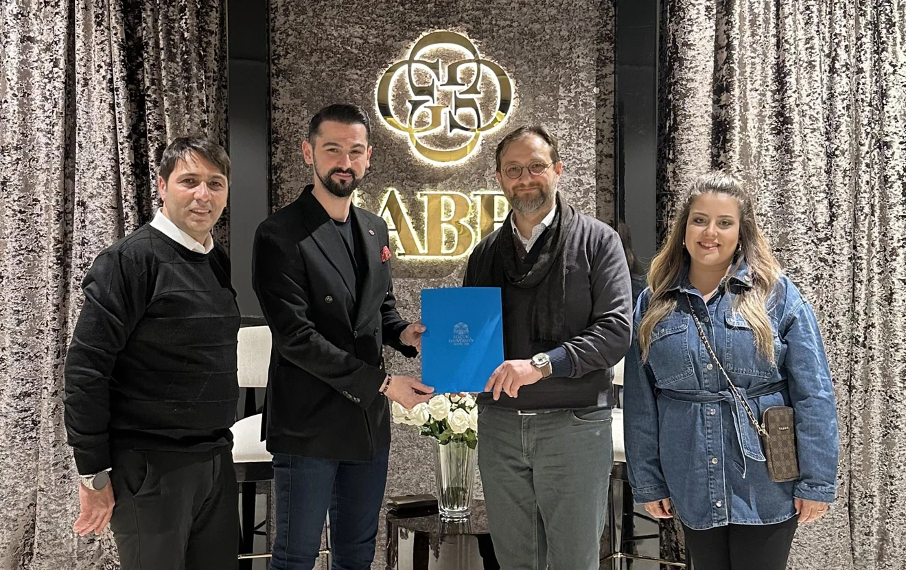 Üniversitemiz ile Gabba Mobilya arasında endüstriyel tasarım faaliyetleri protokolü imzalandı.