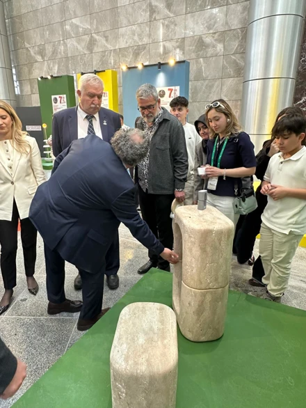 7.Uluslararası Değişik Doğal Taş Tasarım Yarışması'nda ödüller yine Selçuk’un!