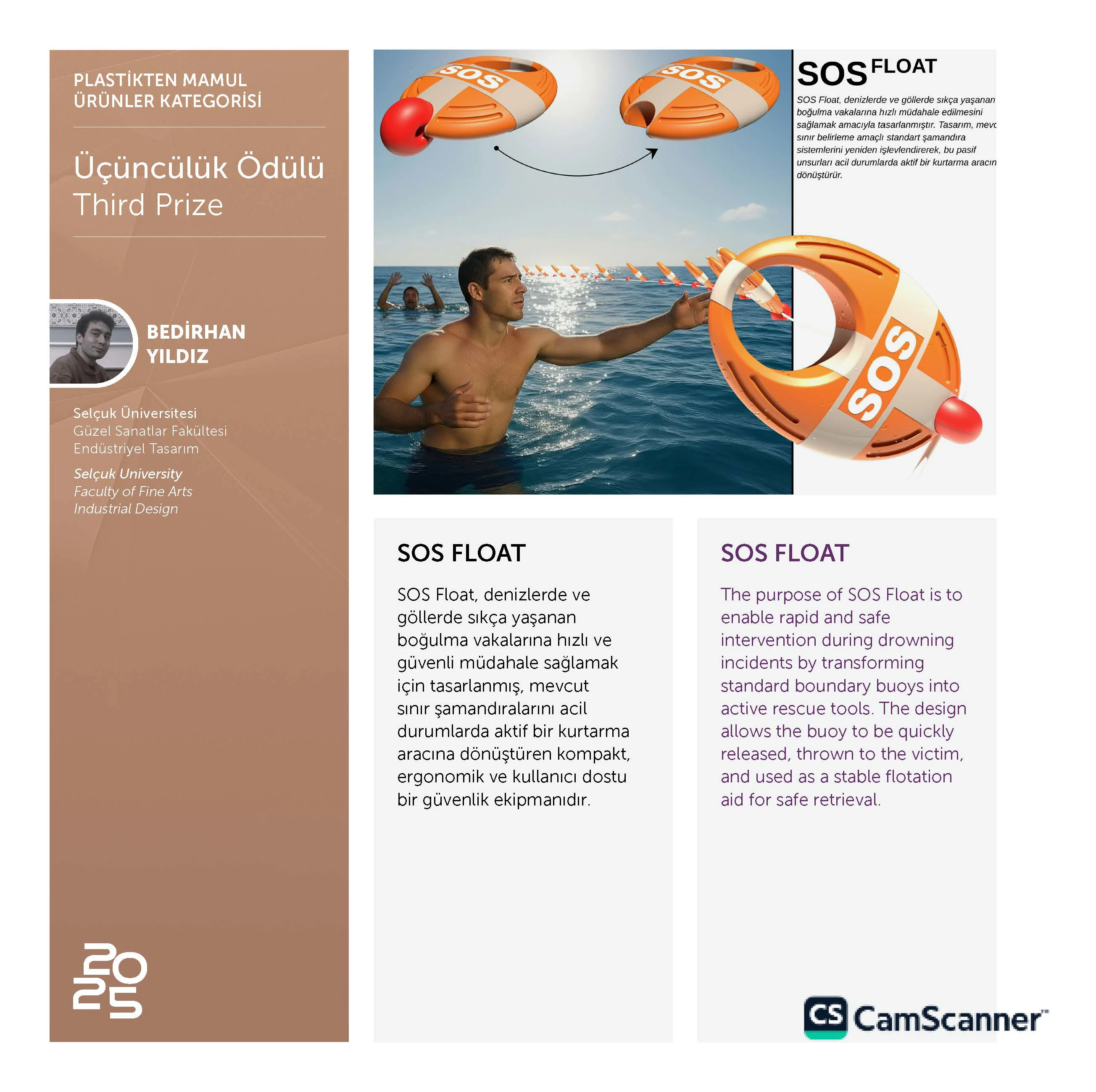2025 İMMİB Endüstriyel Tasarım Yarışması’ndan yine ödülle döndük!