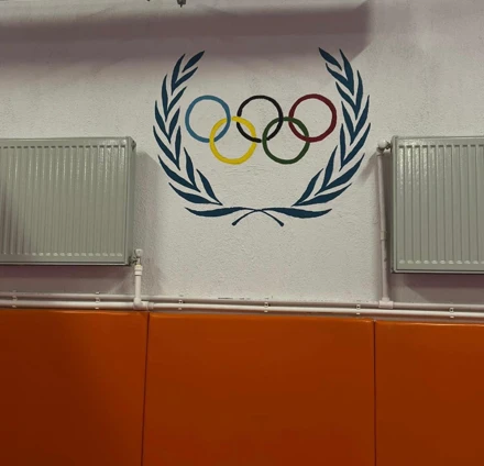 Selçuklu Belediyesi Sille İlkokulu Spor Salonu Duvar Boyama Etkinliği 