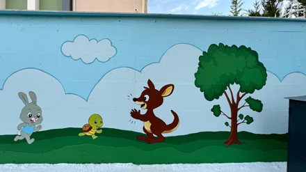 Selçuklu Belediyesi Sevgi Anaokulu Duvar Boyama Etkinliği