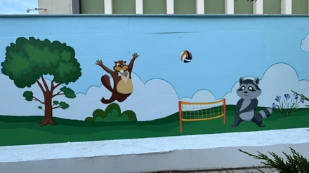 Selçuklu Belediyesi Sevgi Anaokulu Duvar Boyama Etkinliği