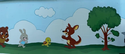 Selçuklu Belediyesi Sevgi Anaokulu Duvar Boyama Etkinliği