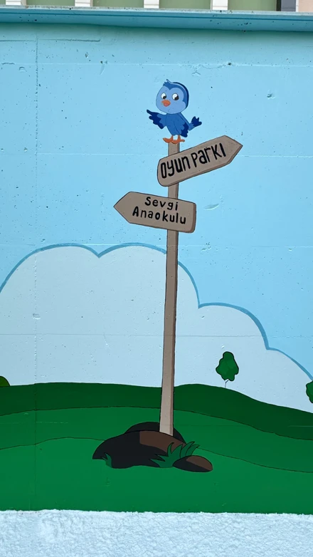 Selçuklu Belediyesi Sevgi Anaokulu Duvar Boyama Etkinliği