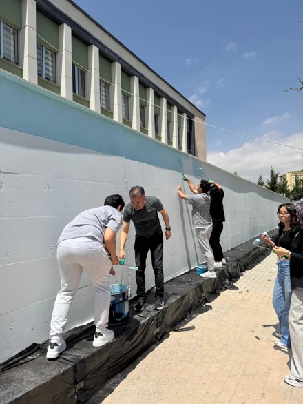 Selçuklu Belediyesi Sevgi Anaokulu Duvar Boyama Etkinliği