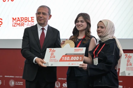 7. Uluslararası Değişik Doğal Taş Tasarım Yarışması'nda ödüller yine Selçuk’un!..