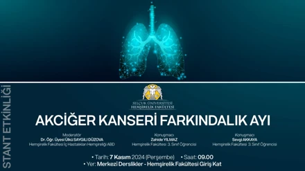 Akciğer Kanseri Farkındalık Ayı Stand Etkinliği