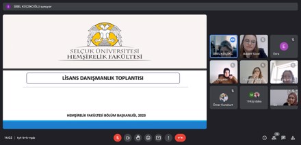 Lisans Danışmanlık Toplantısı