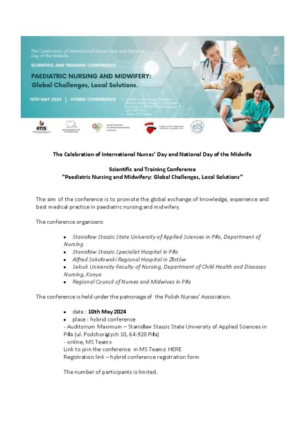 Paediatric Nursing And Midwifery: Global Challenges, Local Solutions