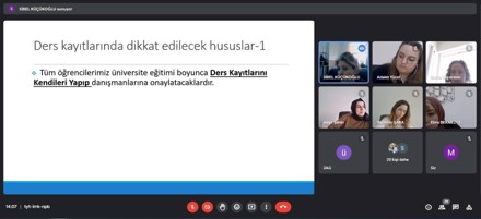 Öğrenci Danışmanlıklarına İlişkin Toplantı