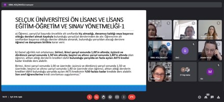 Öğrenci Danışmanlıklarına İlişkin Toplantı