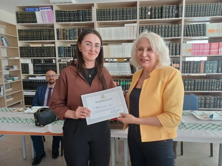 Başarılı Öğrencilerimize Teşekkür Belgesi Takdim Edildi.