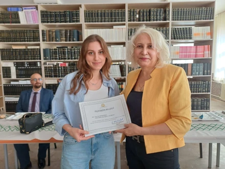 Başarılı Öğrencilerimize Teşekkür Belgesi Takdim Edildi.