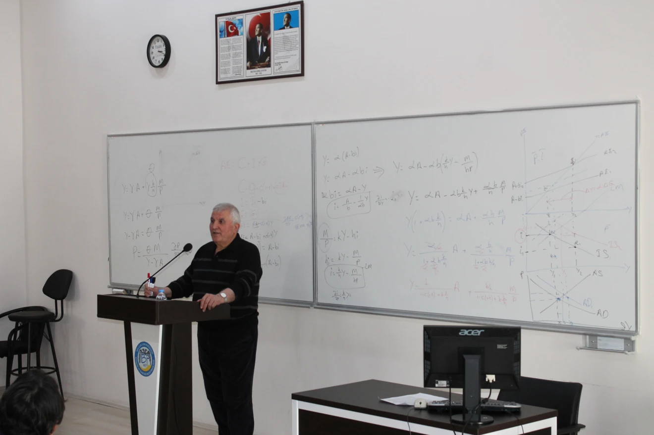 "Makroekonomideki Yaklaşımlar Üzerine Bir Söyleşi“ Konulu Anlatı Gerçekleşti.