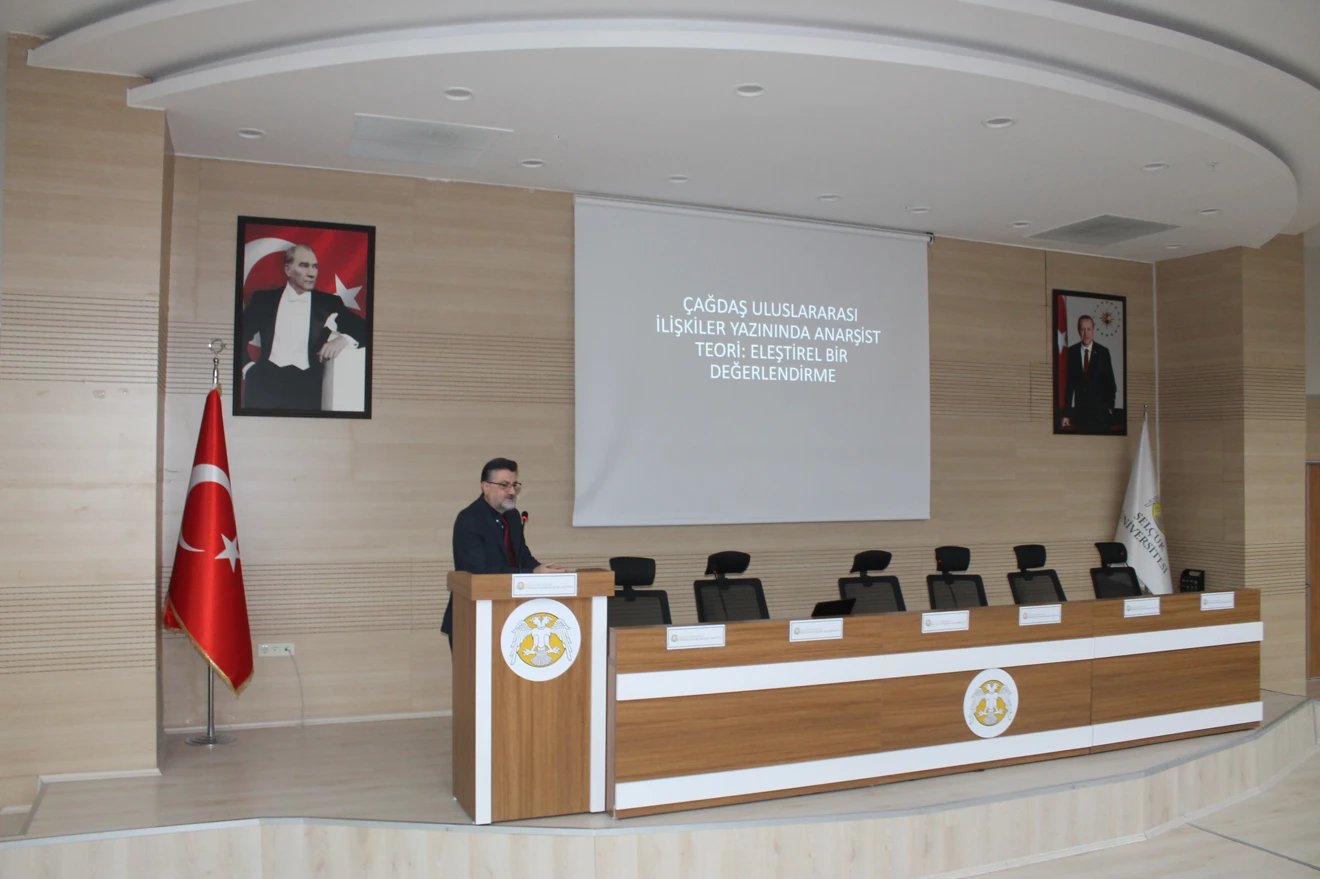 "Çağdaş Uluslararası İlişkiler Yazınında Anarşist Teori: Eleştirel Bir Değerlendirme“ Konulu Seminer Yapıldı.