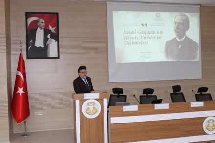"İsmail Gaspıralı'nın Hayatı, Eserleri ve Düşünceleri“ Konulu Seminer Gerçekleşti.