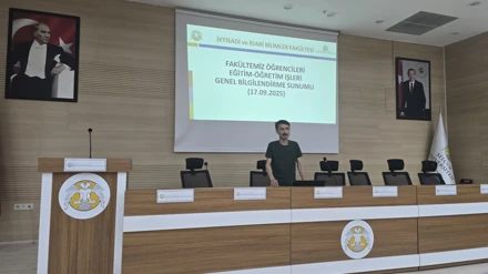 Uluslararası Ticaret ve Finansman Bölümü Oryantasyon Eğitimi Gerçekleşti.