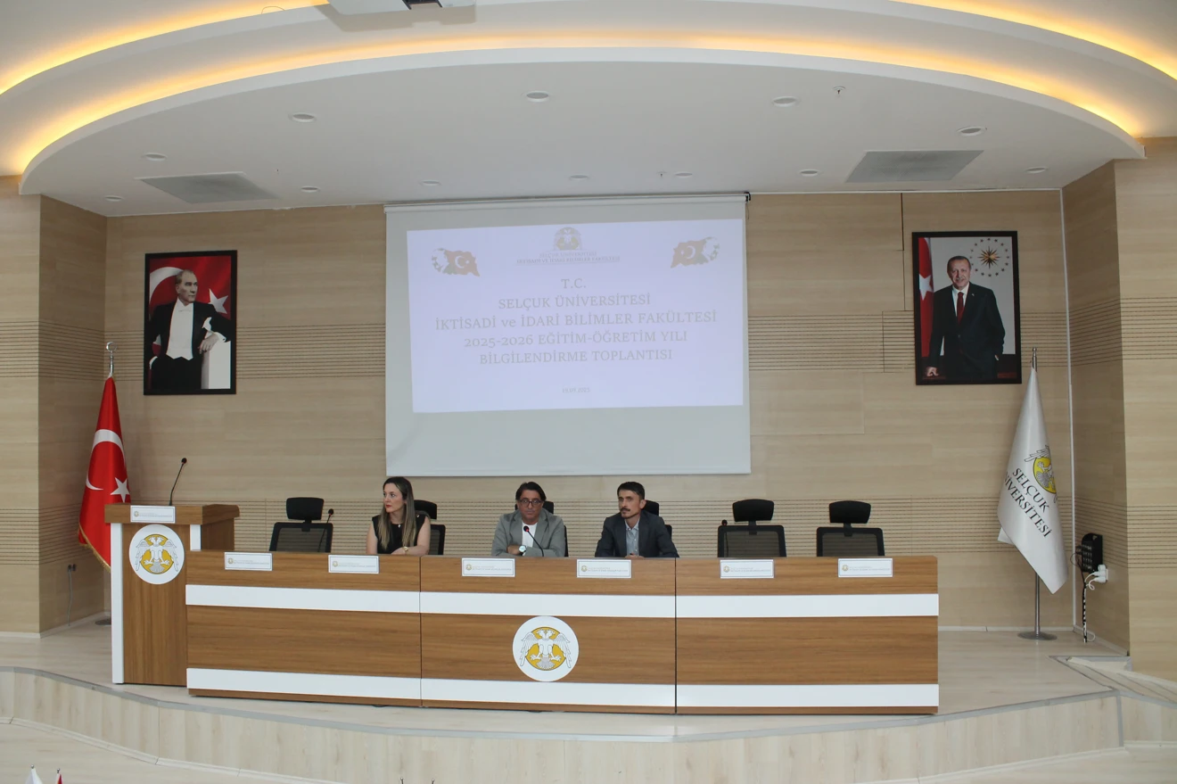 2025-2026 Eğitim-Öğretim Yılı Güz Yarıyılı Bilgilendirme Toplantısı Yapıldı.